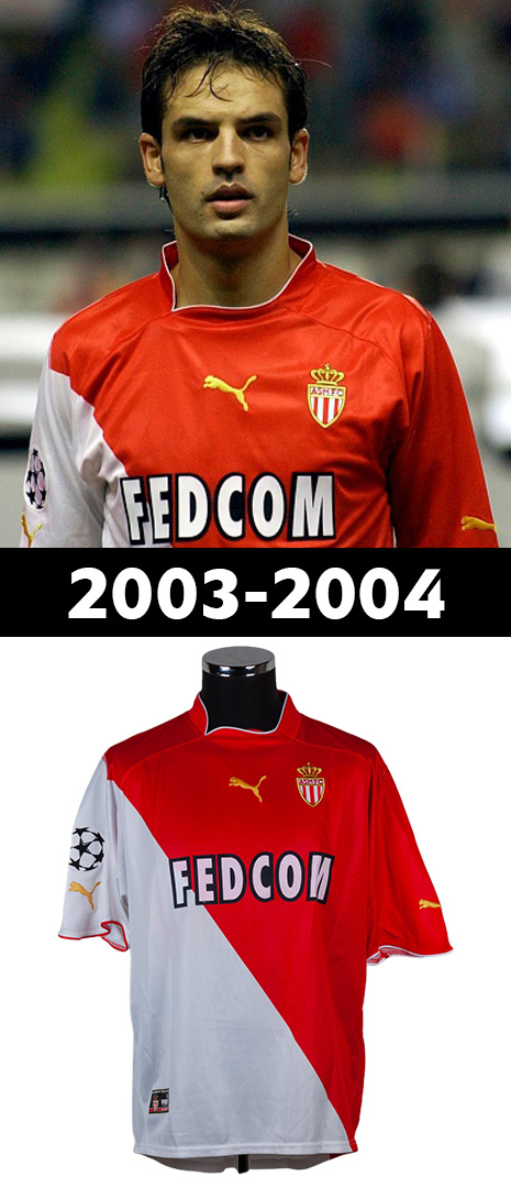 Maillot Domicile AS Monaco 2003-2004