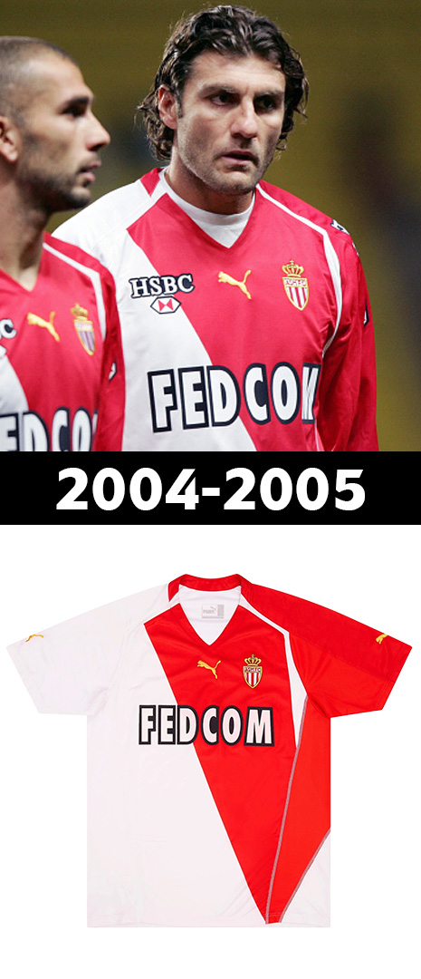 Maillot Domicile AS Monaco 2004-2005