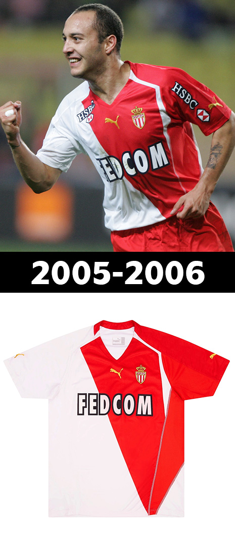 Maillot Domicile AS Monaco 2005-2006