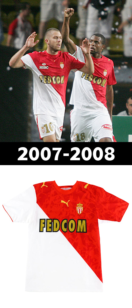 Maillot Domicile AS Monaco 2007-2008