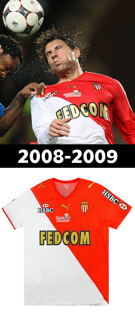 Maillot Domicile AS Monaco 2008-2009