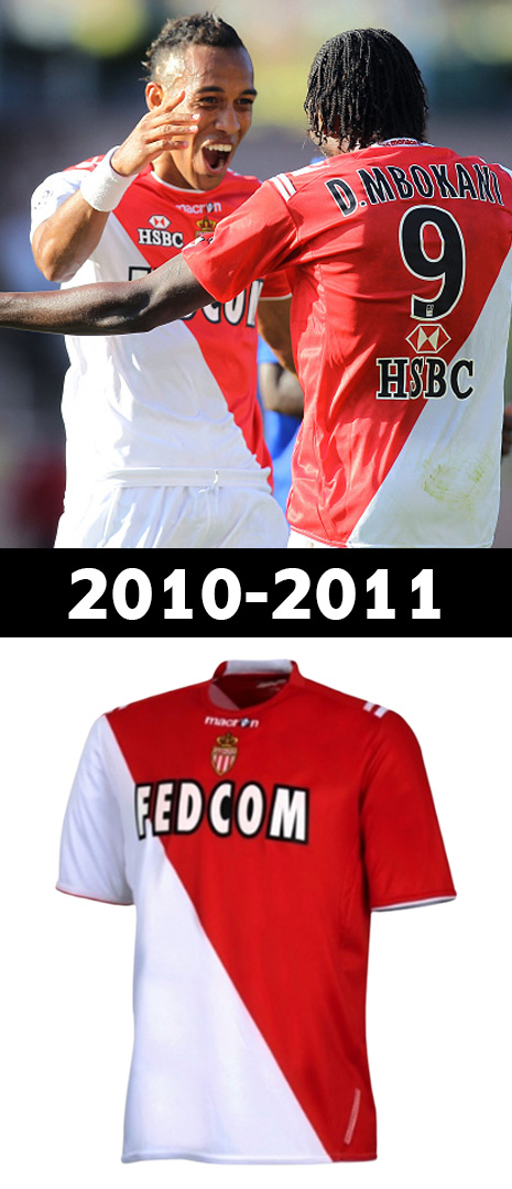 Maillot Domicile AS Monaco 2010-2011