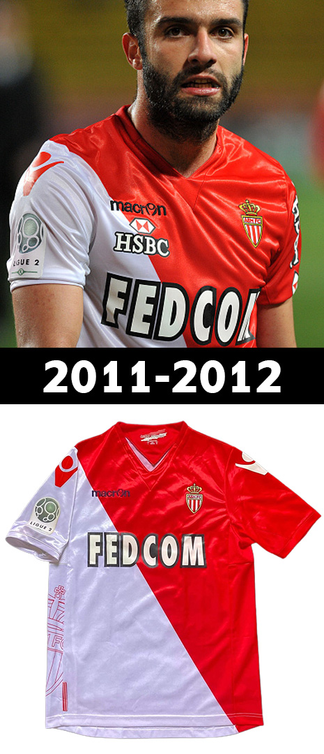 Maillot Domicile AS Monaco 2011-2012