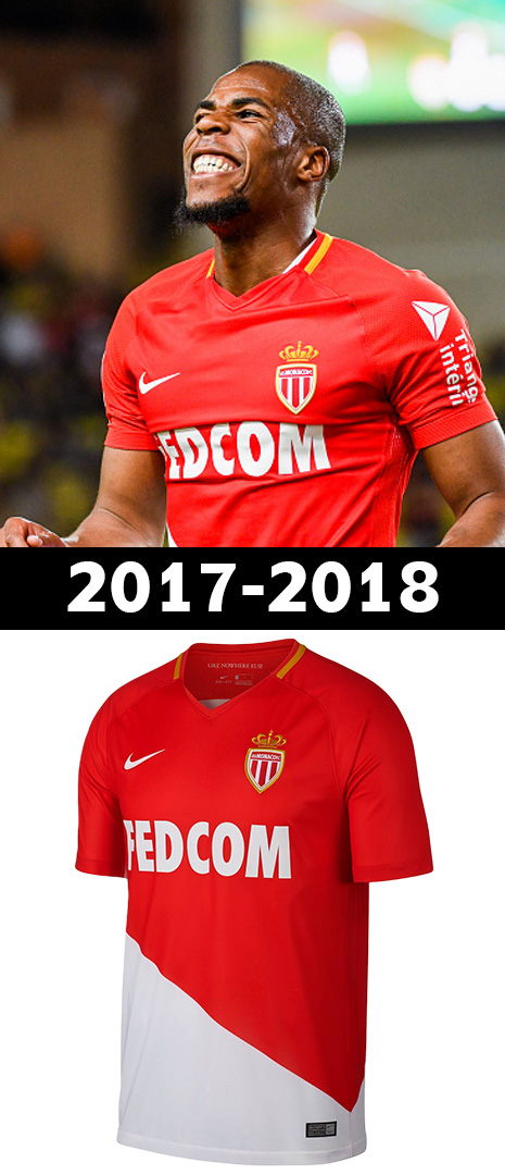 Maillot Domicile AS Monaco 2017-2018
