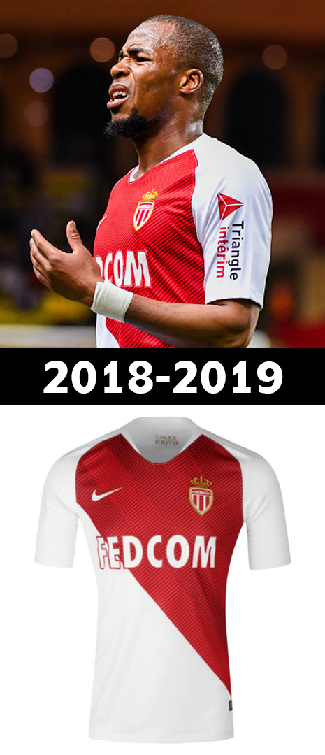 Maillot Domicile AS Monaco 2018-2019