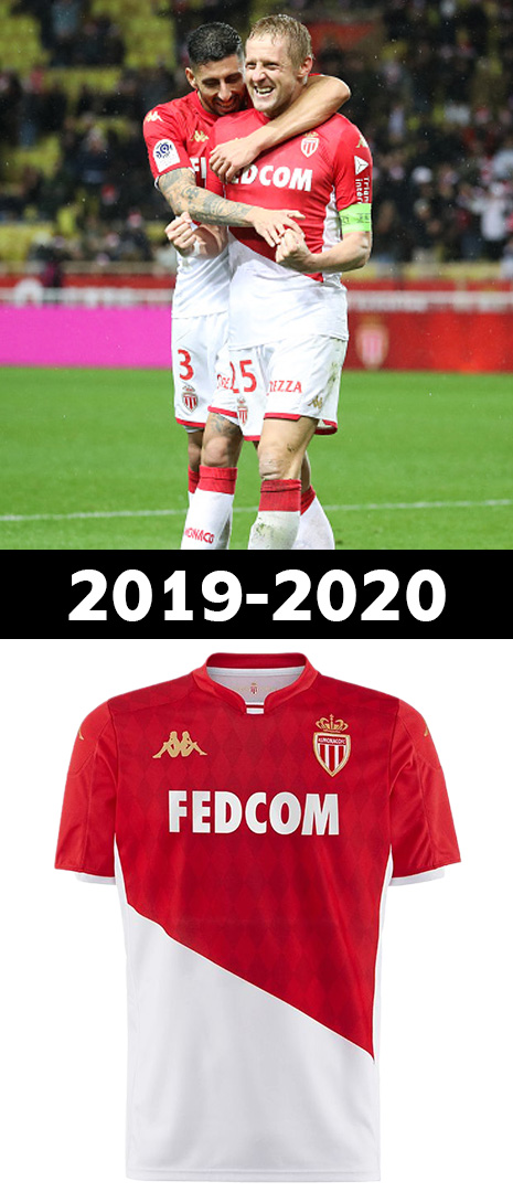 Maillot Domicile AS Monaco 2019-2020