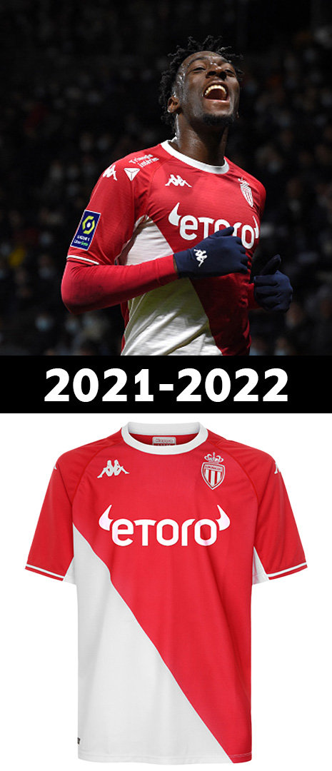 Maillot Domicile AS Monaco 2021-2022