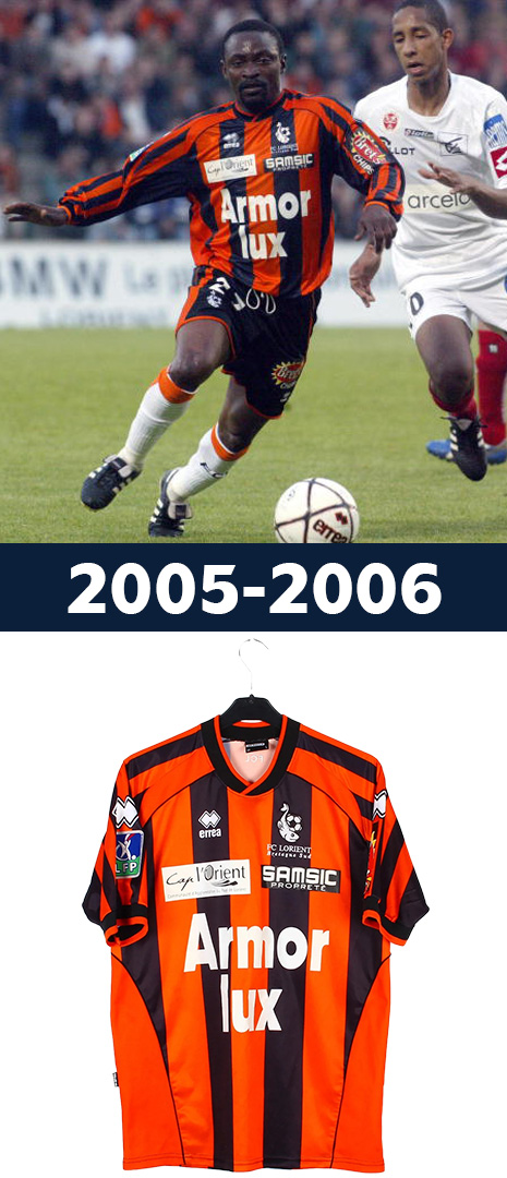 Maillot Domicile FC Lorient 2005-2006