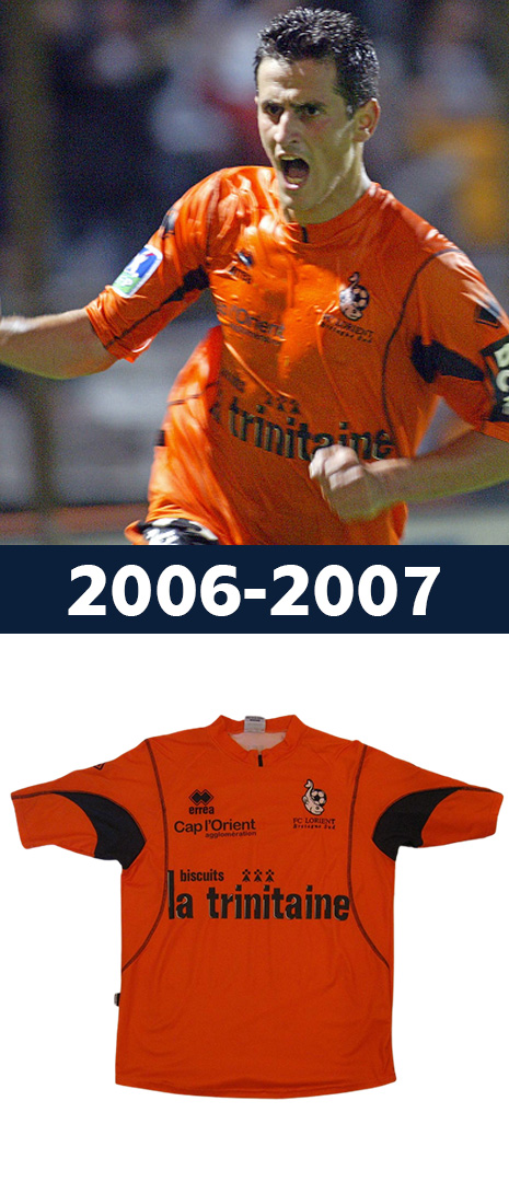 Maillot Domicile FC Lorient 2006-2007
