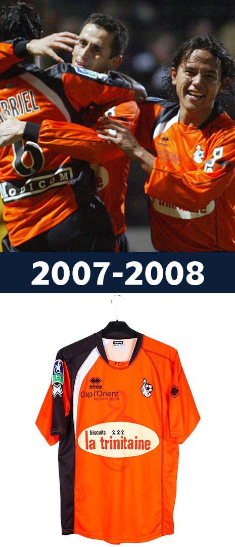 Maillot Domicile FC Lorient 2007-2008