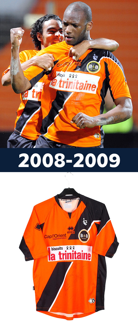 Maillot Domicile FC Lorient 2008-2009