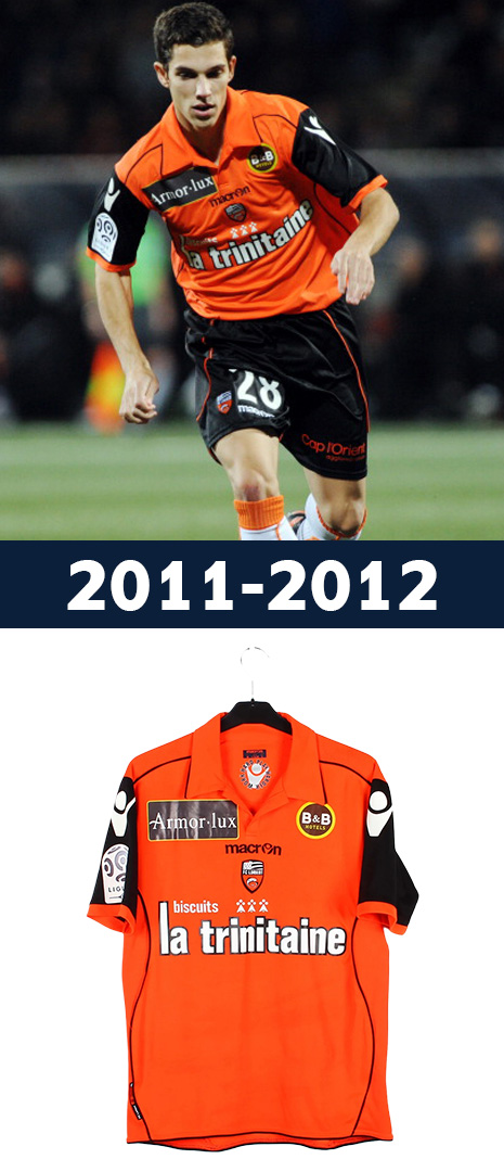 Maillot Domicile FC Lorient 2011-2012