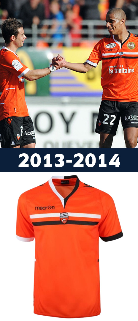 Maillot Domicile FC Lorient 2013-2014