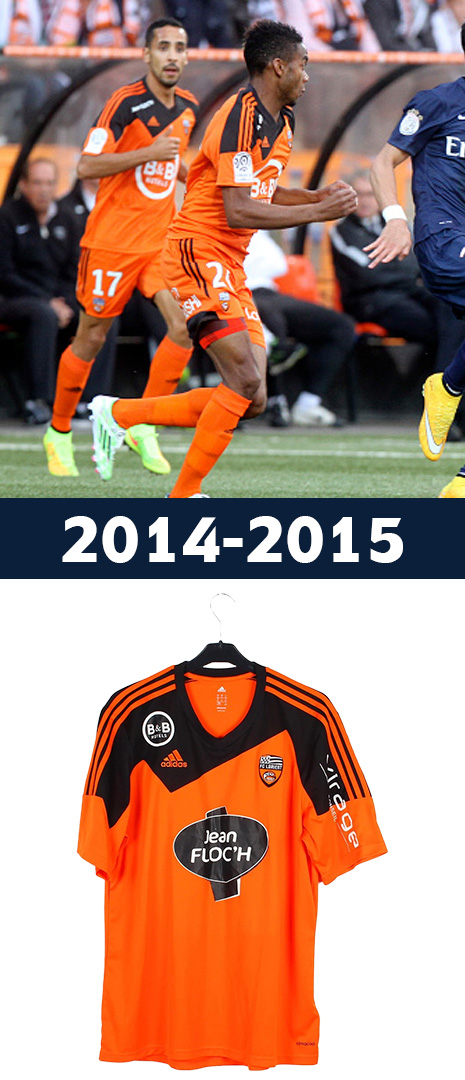 Maillot Domicile FC Lorient 2014-2015