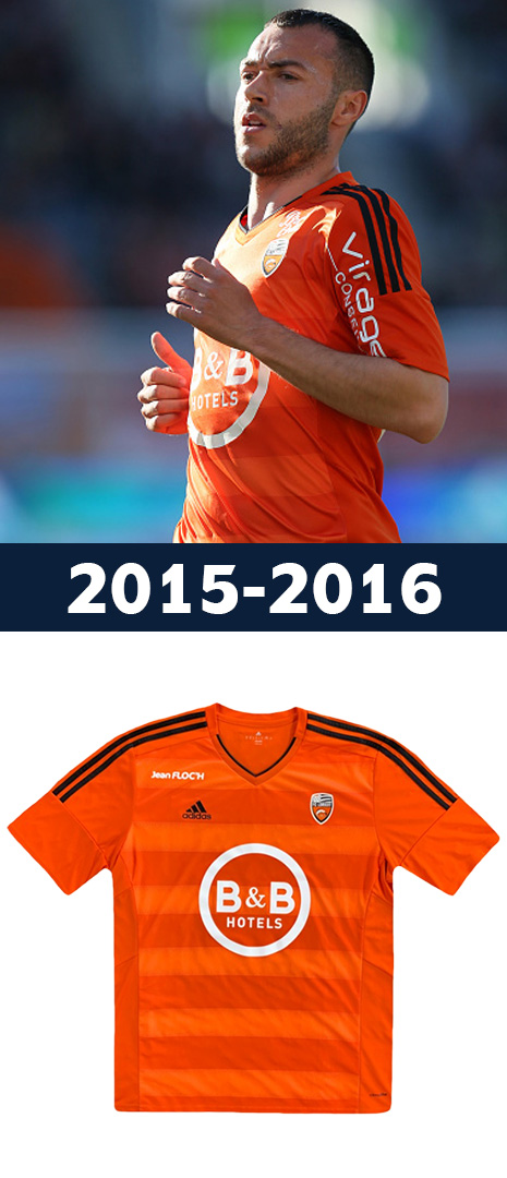 Maillot Domicile FC Lorient 2015-2016