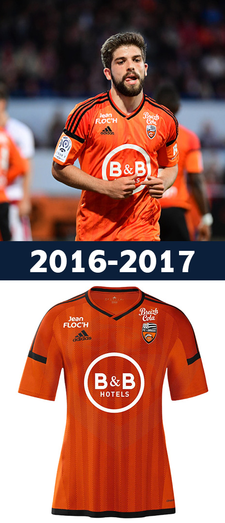 Maillot Domicile FC Lorient 2016-2017
