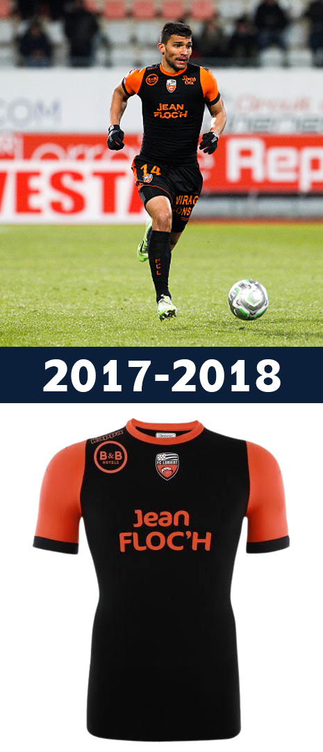 Maillot Domicile FC Lorient 2017-2018