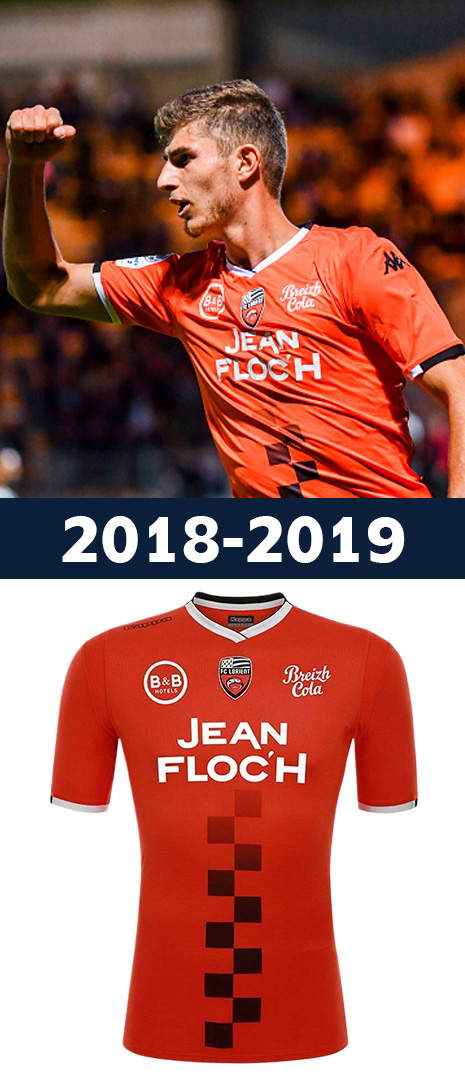Maillot Domicile FC Lorient 2018-2019