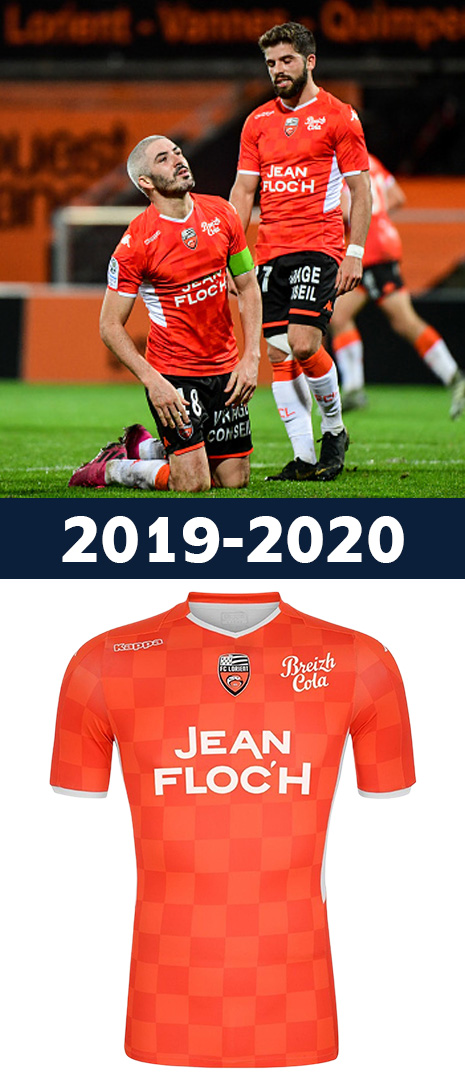 Maillot Domicile FC Lorient 2019-2020