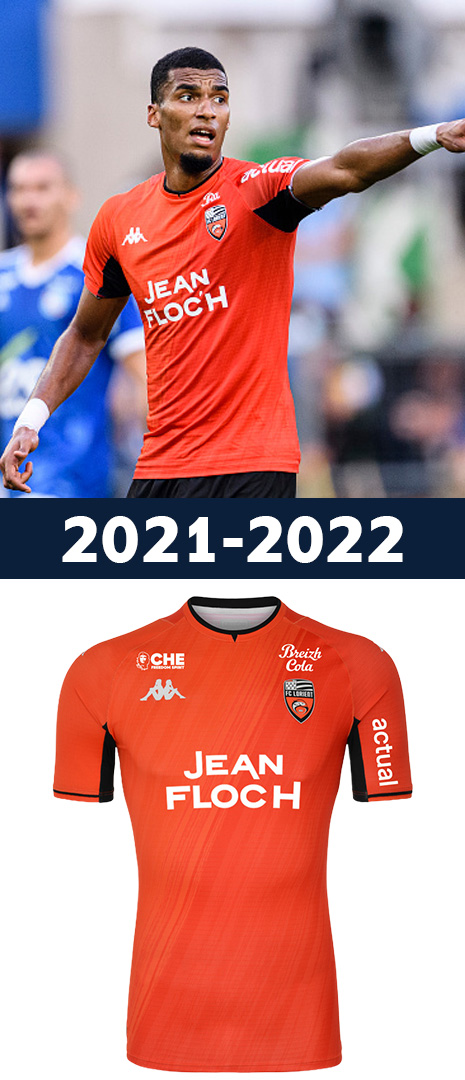Maillot Domicile FC Lorient 2021-2022