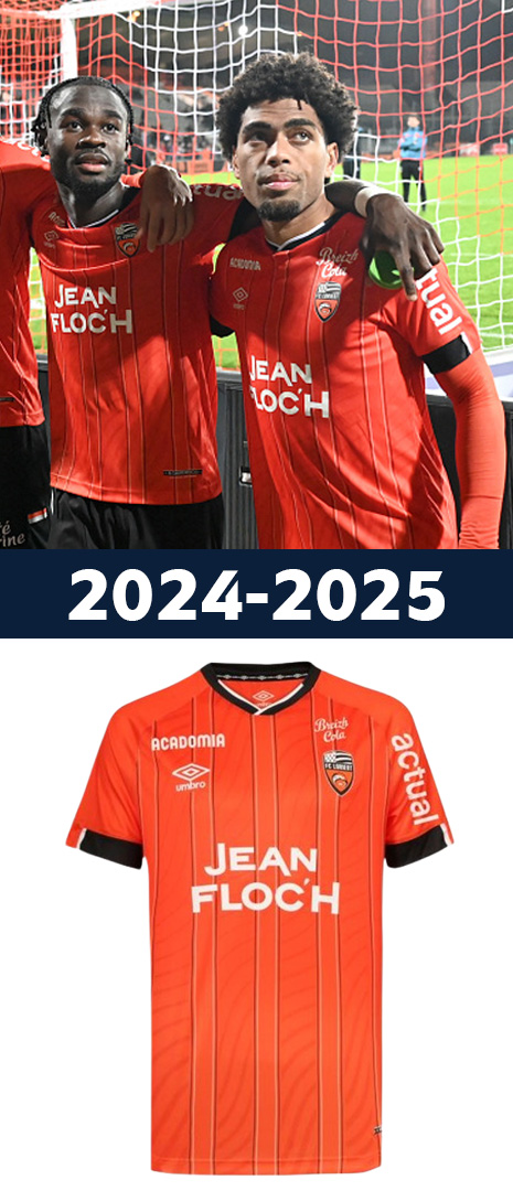 Maillot Domicile FC Lorient 2024-2025