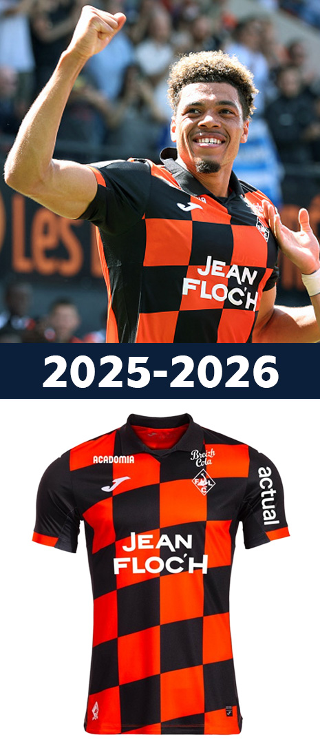 Maillot Domicile FC Lorient 2025-2026