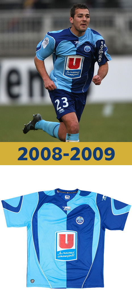 Maillot Domicile Le Havre 2008-2009
