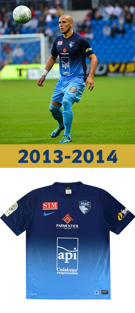Maillot Domicile Le Havre 2013-2014