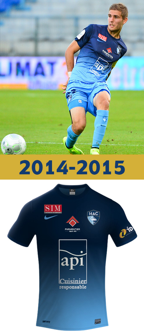 Maillot Domicile Le Havre 2014-2015