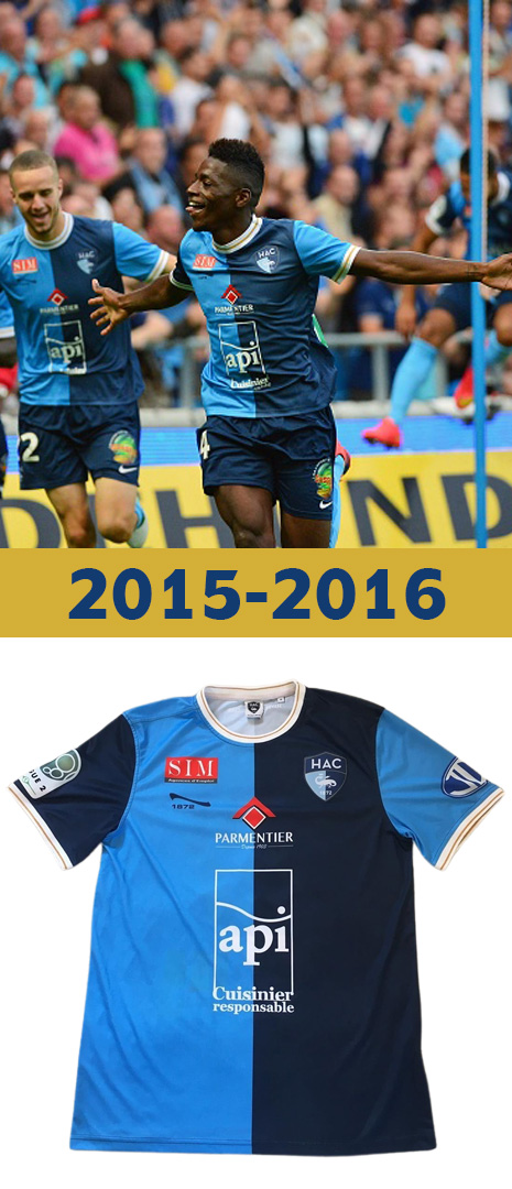Maillot Domicile Le Havre 2015-2016