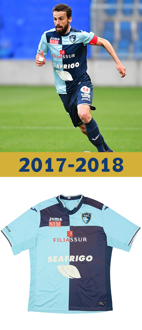 Maillot Domicile Le Havre 2017-2018