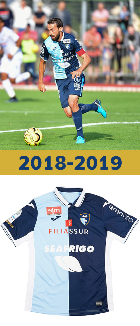 Maillot Domicile Le Havre 2018-2019