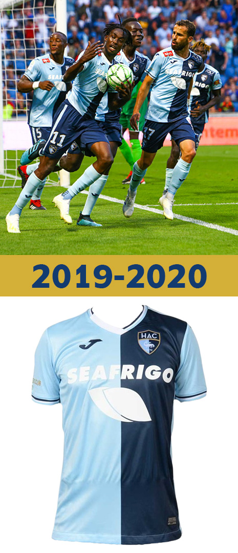 Maillot Domicile Le Havre 2019-2020