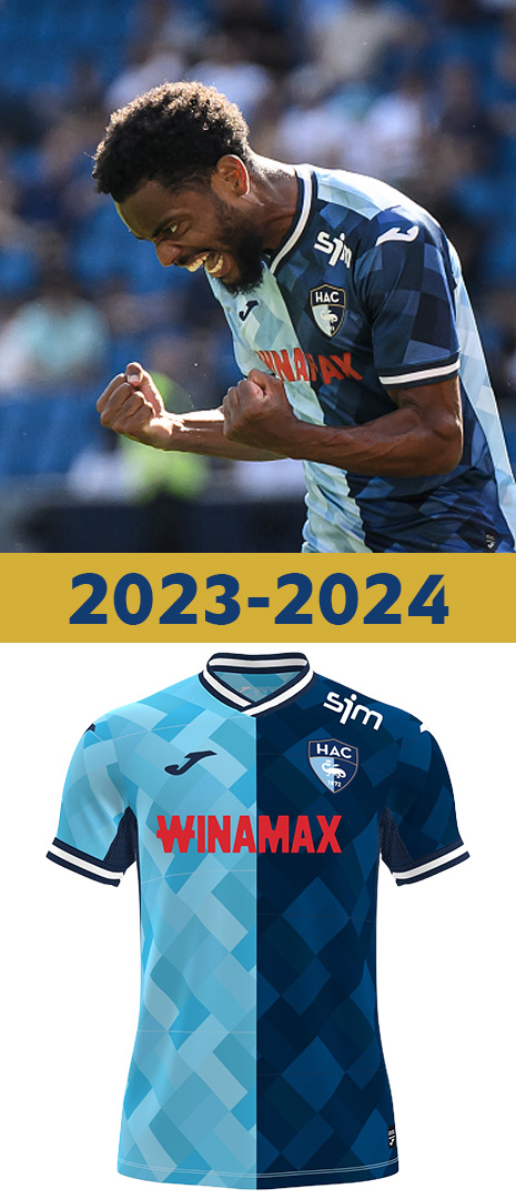 Maillot Domicile Le Havre 2023-2024