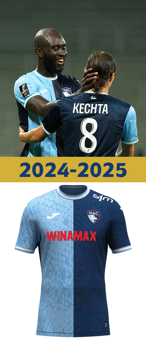 Maillot Domicile Le Havre 2024-2025