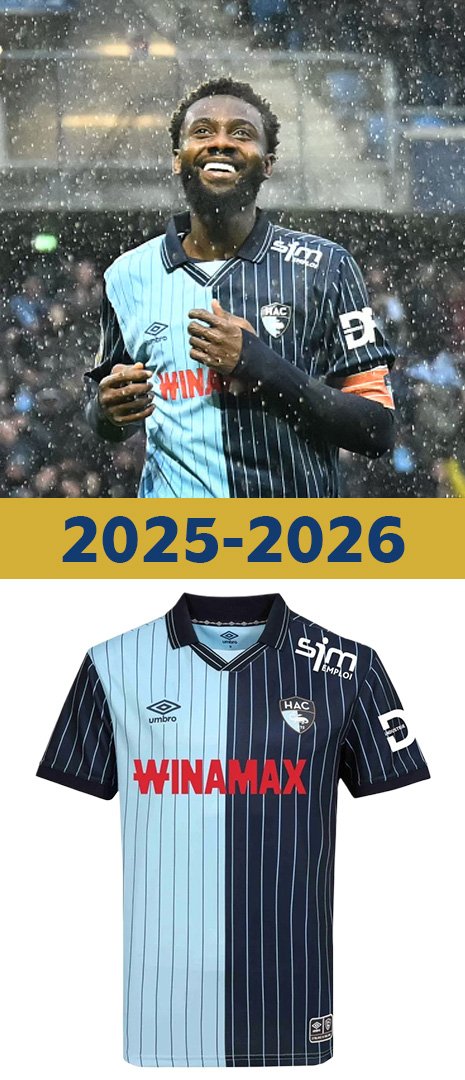 Maillot Domicile Le Havre 2025-2026
