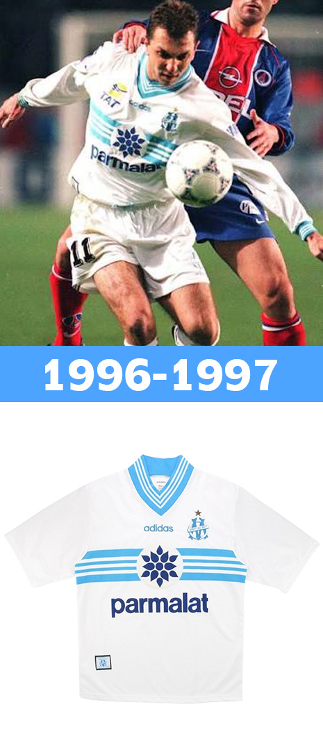 Maillot Domicile Olympique de Marseille 1996-1997