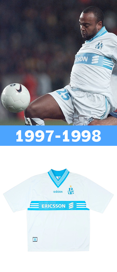 Maillot Domicile Olympique de Marseille 1997-1998
