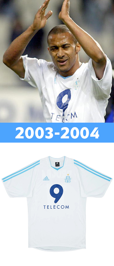 Maillot Domicile Olympique de Marseille 2003-2004