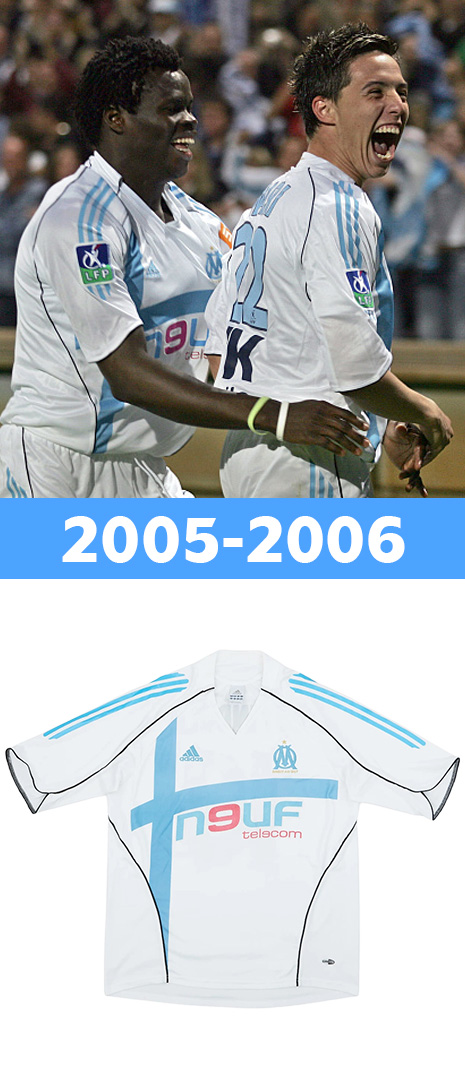 Maillot Domicile Olympique de Marseille 2005-2006
