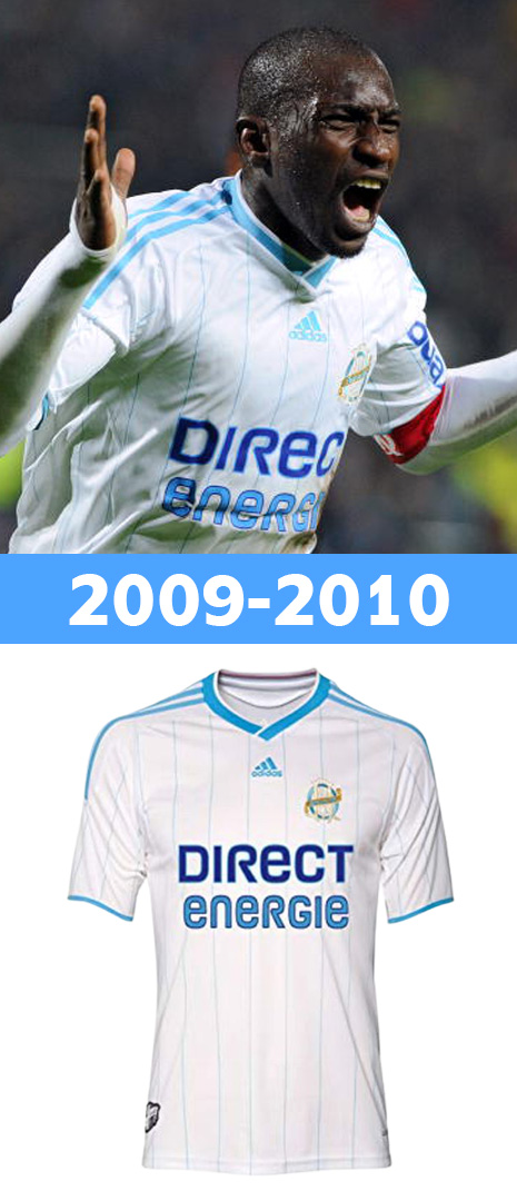 Maillot Domicile Olympique de Marseille 2009-2010