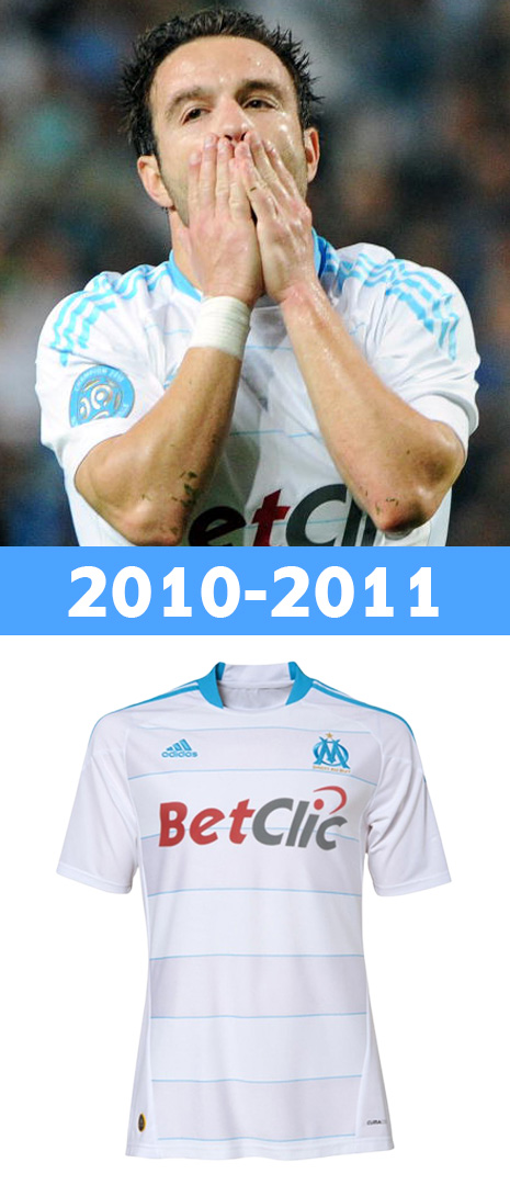 Maillot Domicile Olympique de Marseille 2010-2011