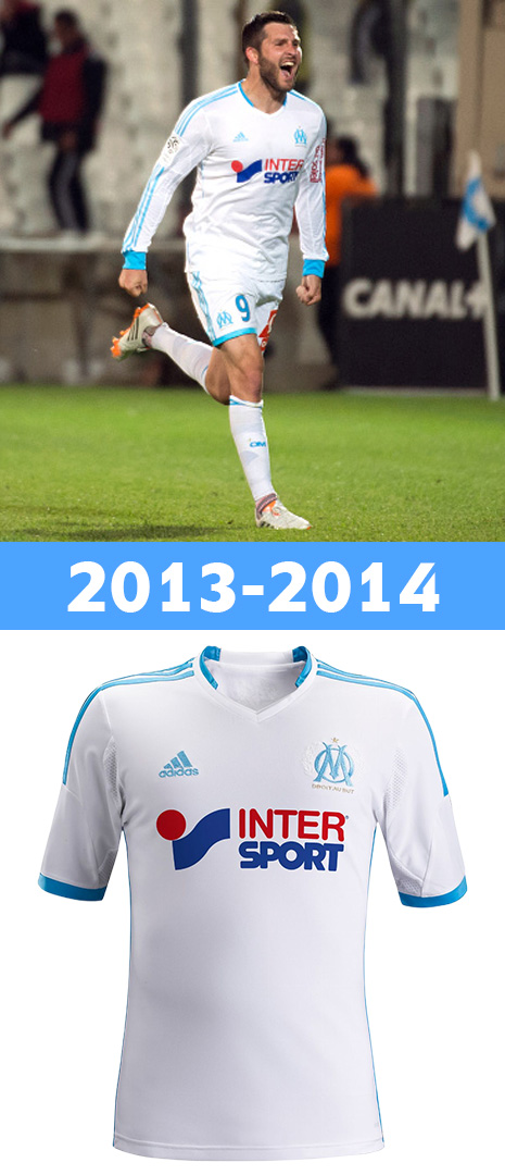 Maillot Domicile Olympique de Marseille 2013-2014
