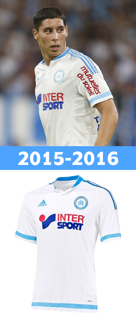 Maillot Domicile Olympique de Marseille 2015-2016