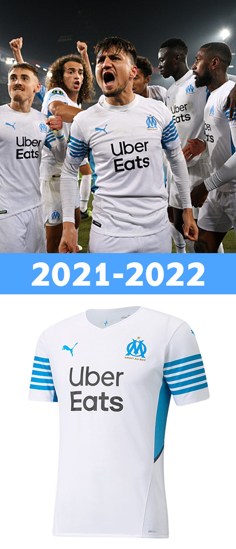Maillot Domicile Olympique de Marseille 2021-2022
