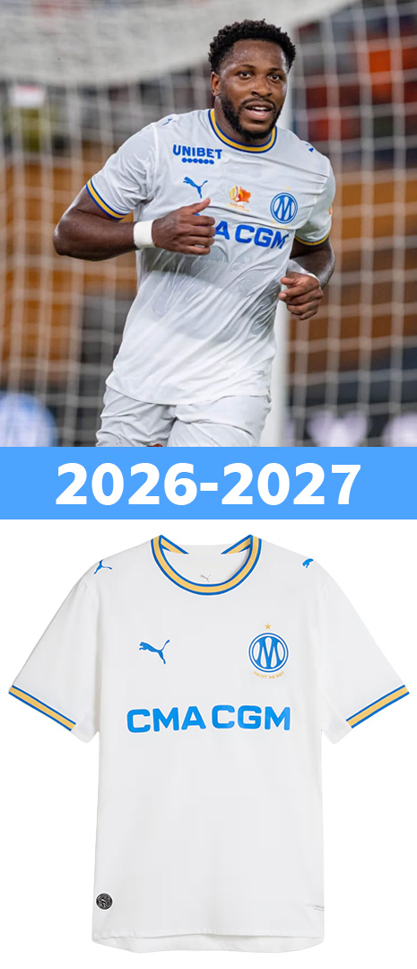 Maillot Olympique De Marseille 2026-2027 Domicile