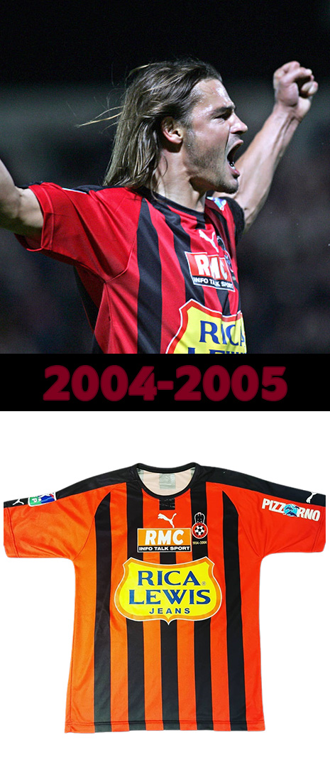 Maillot Domicile Nice 2004-2005