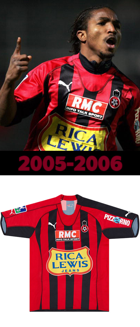 Maillot Domicile Nice 2005-2006