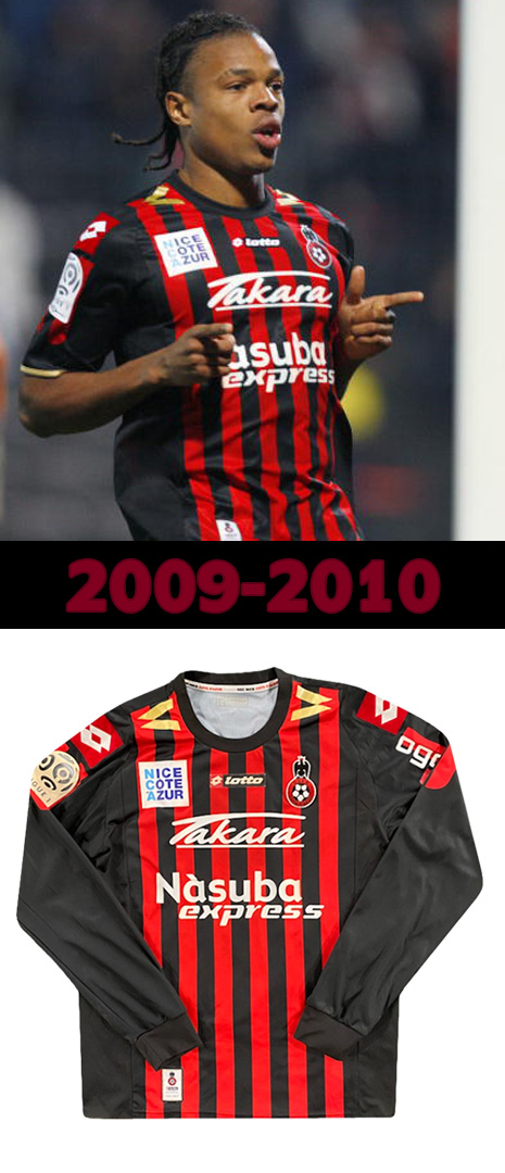 Maillot Domicile Nice 2009-2010