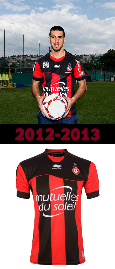 Maillot Domicile Nice 2012-2013